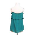 Women Chiffon Ruffle Sleeveless Top