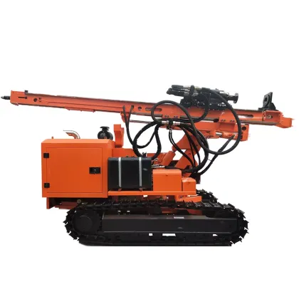 High speed photovoltaic solar pile driver pile driver