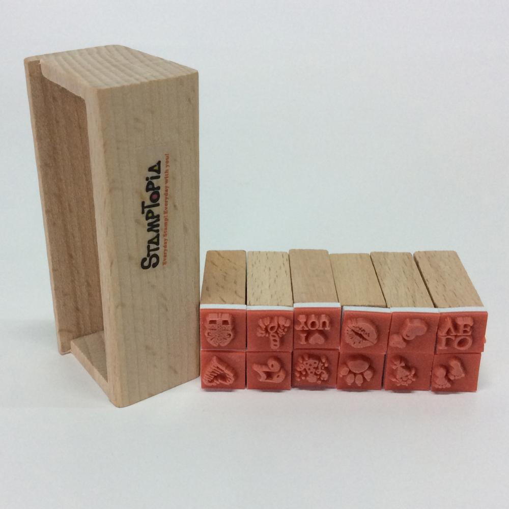 Kinder Holz Stempel Design Spaß