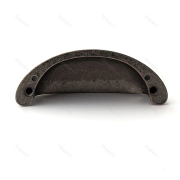 الصين أسود خزانة تسريحة مقابض درج سبائك الزنك تسحب المصنعين