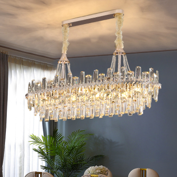 LED Crystal Luxury Chandelier Lamp for Indoor Dining Room and Living Room Decoration