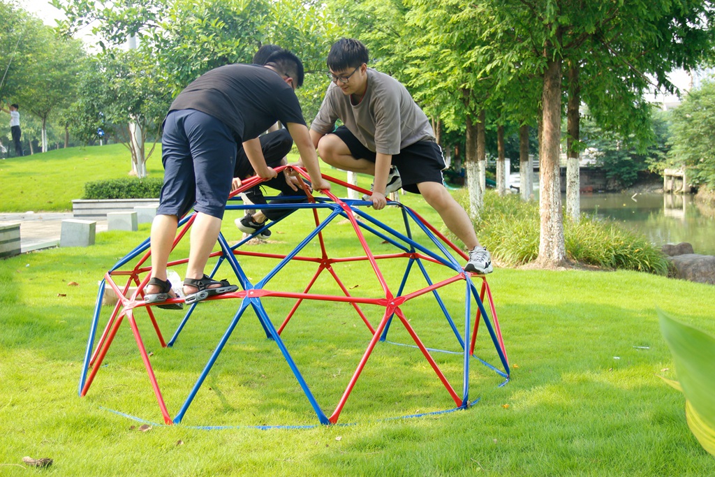 هياكل اللعب GIBBON متسلق Dome Climber