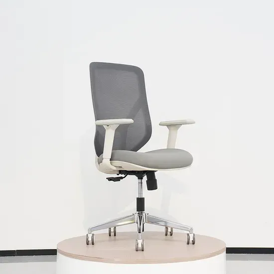 Heavy Duty Grey Mesh Office Chair