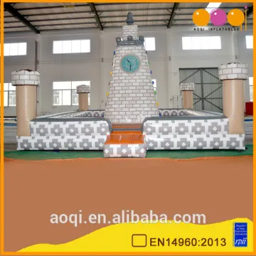 Exciting Inflatable Big Ben rock climbing outdoor playground blocks