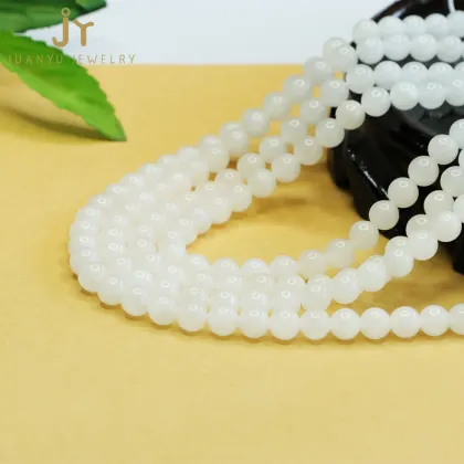 Wholesale Precious Stone Hetian Jade Loose Beads: Natural Gemstone Accessories