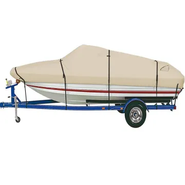 600D Oxford Cloth Heavy-Duty Waterproof Boat Cover for V-Shaped Hull