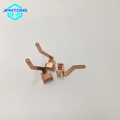 Custom gold plated copper electrical contact spring