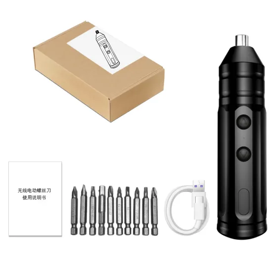 Best Selling 3.6V Lithium-Ion Battery Electric Screwdriver Kit with 10pcs Accessories
