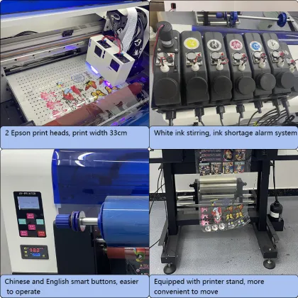 Desktop Color Label and Packaging UV Printer