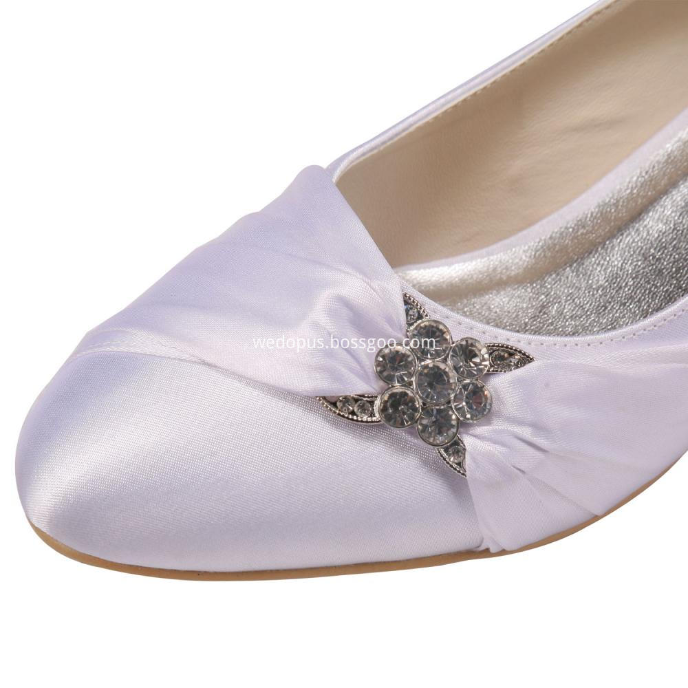 Silver Heels Closed Toe