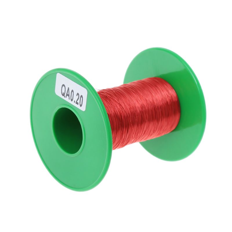 100m QA Polyurethane Enameled Copper Wire 0.2mm Welding Wires Coil Winding Electrical Equipment