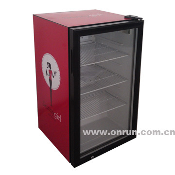 Bar refrigerator, beer showcase