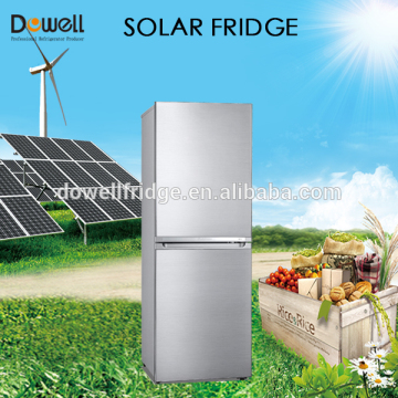 High quality factory price 12/24v combi top fridge bottom freezer refrigerator R-185BK