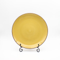 gelbe minimalistische Keramikplatten einfache Keramikplatten