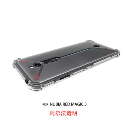 Transparent Shockproof TPU Phone Case for ZTE Nubia Red Magic 3, Magic 6, Z50 Ultra 5G, Red Magic 8 Pro