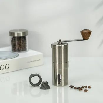 Mini Portable Hand Manual Coffee Grinder with Ceramic Burrs - Adjustable Classic