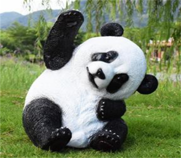 Realistische Panda O Lichter