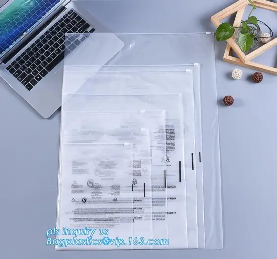 Clear pvc zipper slider bags for pencils pens, transparent pvc zipper bag for cosmetics, frosted vinyl EVA zipper blanket bags f