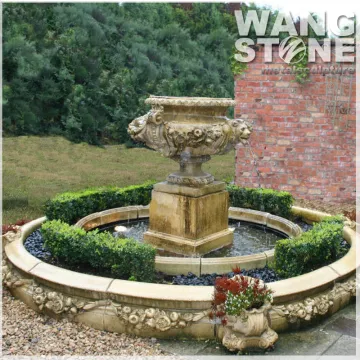 Garden Decorative Lion Head Water Fountain