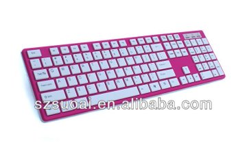 Coloured Wired Slim Standard Keyboard From Shenzhen