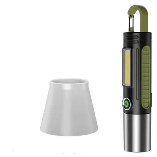 High Lumens USB Rechargeable Tactical Flashlight for Camping and Emergency