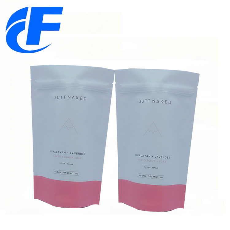 Laminated material plastic stand up packaging bags