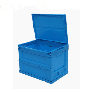 Caja de almacenamiento a granel plegable de plástico resistente plegable