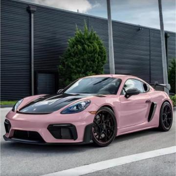 Pet Oolong Tea Milk Pink Car Wrap Wrap