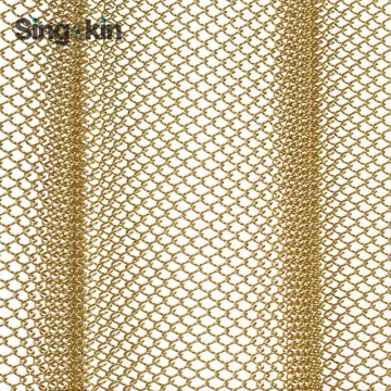 Aluminum Metal Mesh Fabric Drapery Curtain