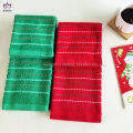 Christmas yarn-dyed kitchen towels.