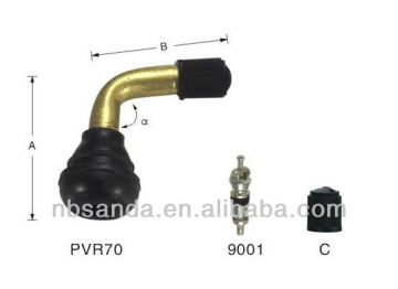 2013 Best Selling Brass Motorcycle Tire Valve PVR70