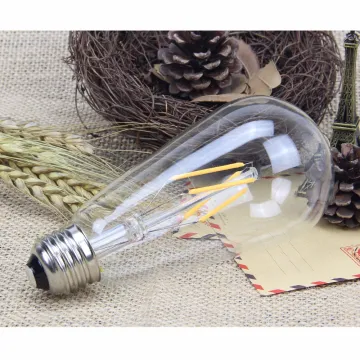 ST64 E27 Base 2700K Edison Filament Light Bulb 4W LED Filament Edison Bulb Light