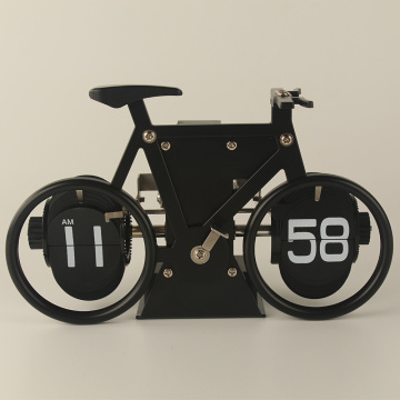 3D-Bike-Form-Flip-Schreibtischuhr