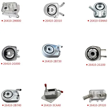Original Quality Oil Cooler for Hyundai Kia: Part Numbers 26410-2g000, 26410-2e010, 26410-03ha0, 26410-3caa0