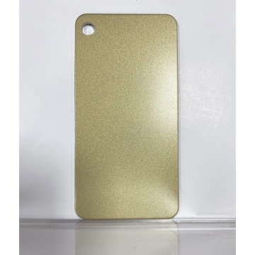 Placa de chapa de aluminio dorado metálico de 1,6 mm de espesor 5052 H32