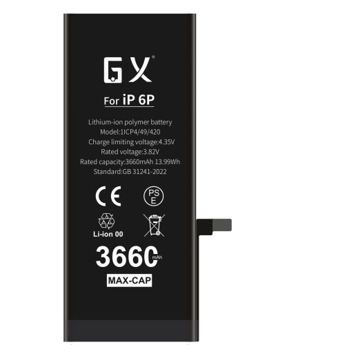GX az Apple 6p -hez, nagy kapacitású akkumulátorral