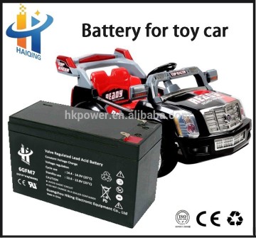 High performance 12v 7ah lead acid battery operated toy baby car