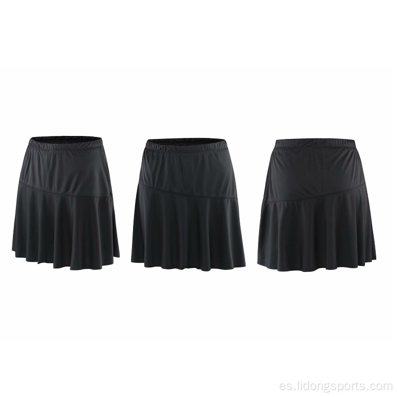 Fashion Black Girl Women Sportswear Shorts Tennis falda