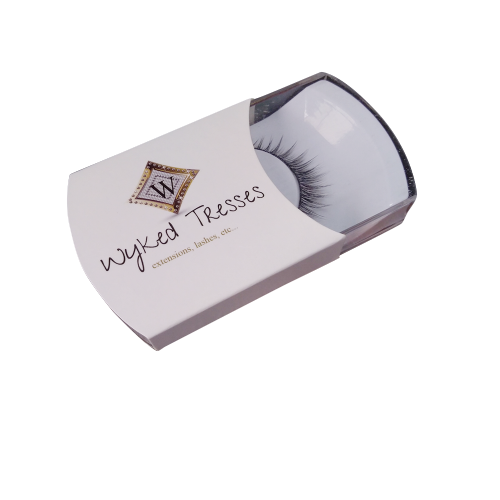 Eyelash Acrylic Box Custom Paper Cover Slip