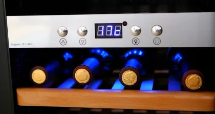 Red wine storage cabinet corner wine fridge