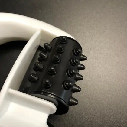 Back White Plastic Massage Tools Roller