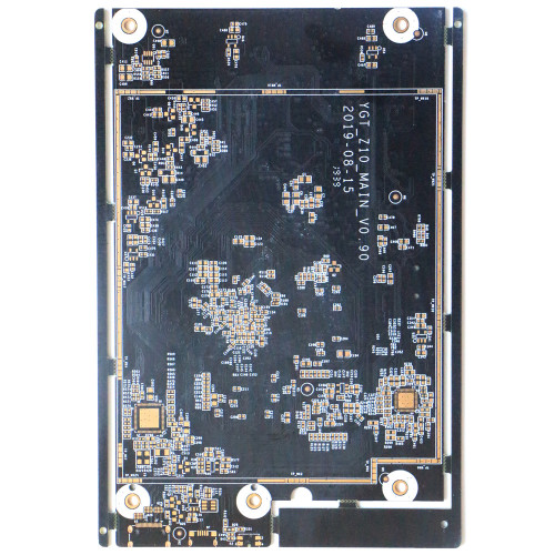 Communication devices immersion gold black color pcb