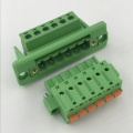 5.08mm through wall or panel plug-in terminal block