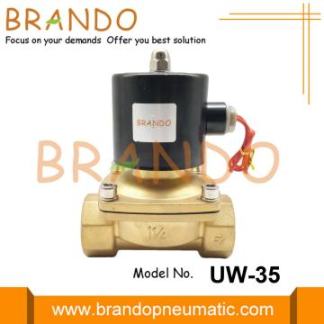 1 1/4'' UW-35 Brass Solenoid Valve Normally Closed
