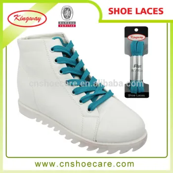 Thick Flat Shoelaces Solid Color For All Shoe Types