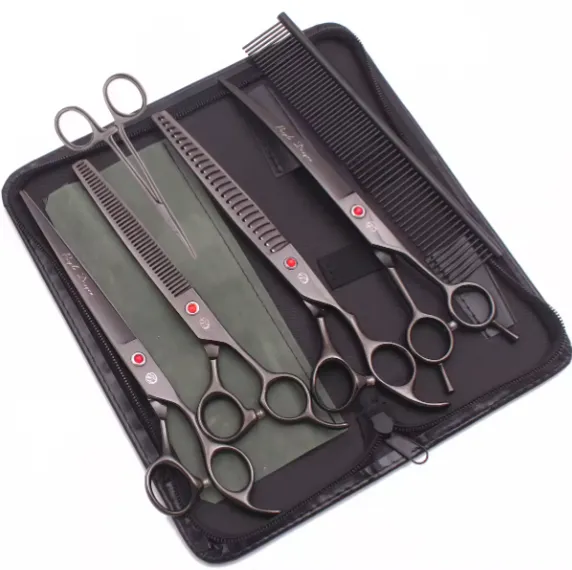 Wholesale Color Printing Dog Grooming Shears Pet Hair Scissors