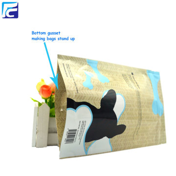 Zip lock custom printed pouches pet food bag