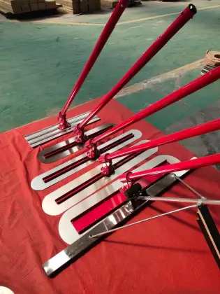 Construction Tools Set: Concrete Trowels, Bull Floats, and Magnesium Trowels