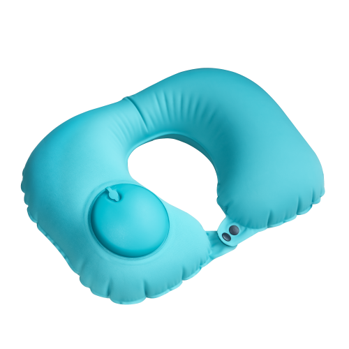 Air Filled Pillow U Shaped Comfortable Inflatable Airplane Travel Neck Pillow Supplier