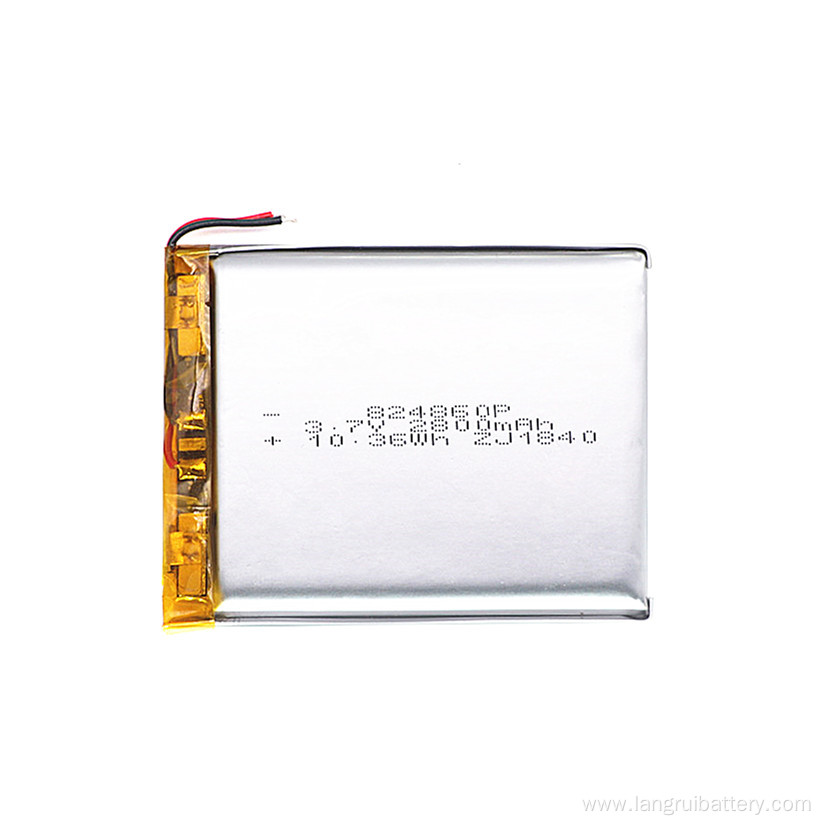 3.7V rechargeable Ultra Thin Tablet Battery